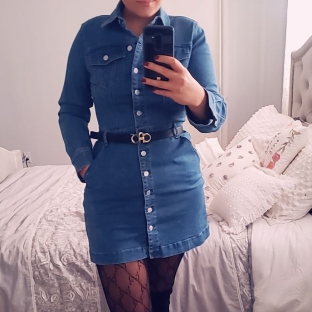 Jeen long sleeves mini dress - Picture 1 of 12